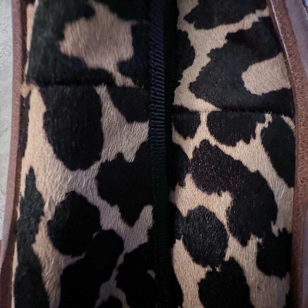 Kate Spade Calf Hair Leopard Print Flats with Black Bow. Size 7M - Picture 13 of 15